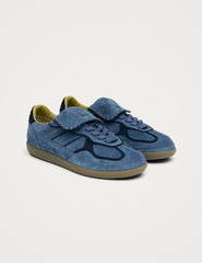 Alohas Club Süet Mavi Deri Sneakers