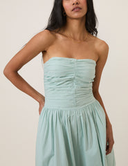 Mavi Straplez Rosalie Midi Boy Elbise