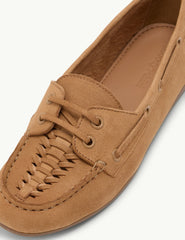 Taba Süet Loafer Ayakkabı