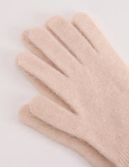 Açık Pembe Örgü Eldiven
