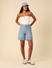 Denim Mavi Kap