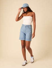 Denim Mavi Kap