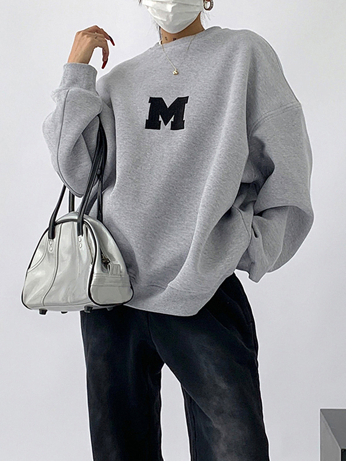 Minimalizm Büyük Boy Sweatshirt