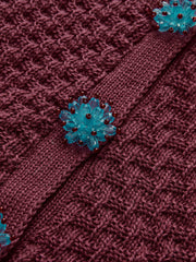 Düğme Detaylı Cepli Fit Cardigan