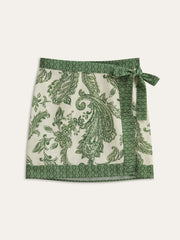 Paisley Desenli Sarma Etek