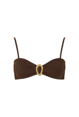 Cabo Verde Bikini Üstü - Espresso