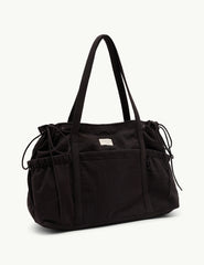 Siyah Pamuklu Holdall Çanta