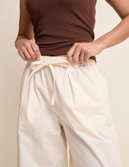 Krem Balon Leg Pantolon