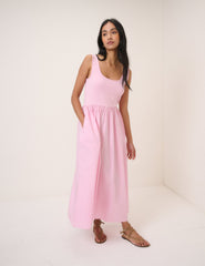 Pembe Colorado Midi Boy Elbise