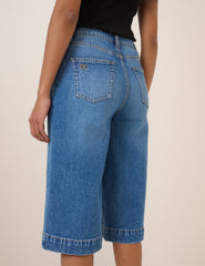 Denim Bermuda Şort
