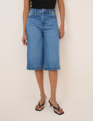 Denim Bermuda Şort