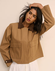 Deve Tüyü Kısa Freddie İşçi Tarzı Ceket