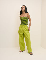 Chartreuse Yeşil Roy Balon Pantolon