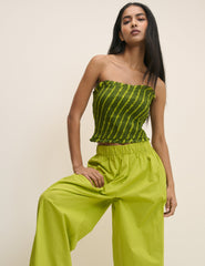 Chartreuse Yeşil Roy Balon Pantolon