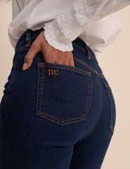 Koyu Mavi Mayfair Bootcut Jean