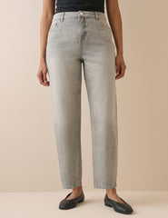 Gri Putney Balon Paça Jean Pantolon