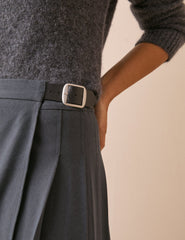 Taylor Belted Midi Boy Kilt Etek