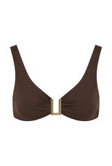 Porto Cervo Bikini Üstü - Espresso