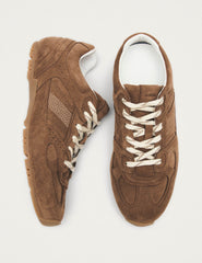 Alohas Süet Kahverengi Deri Sneakers