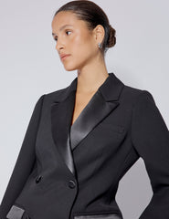 Siyah Tuxedo Blazer Ceket