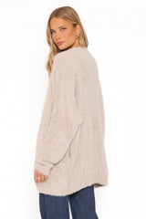 Saoirse Camel Oversize Hırka