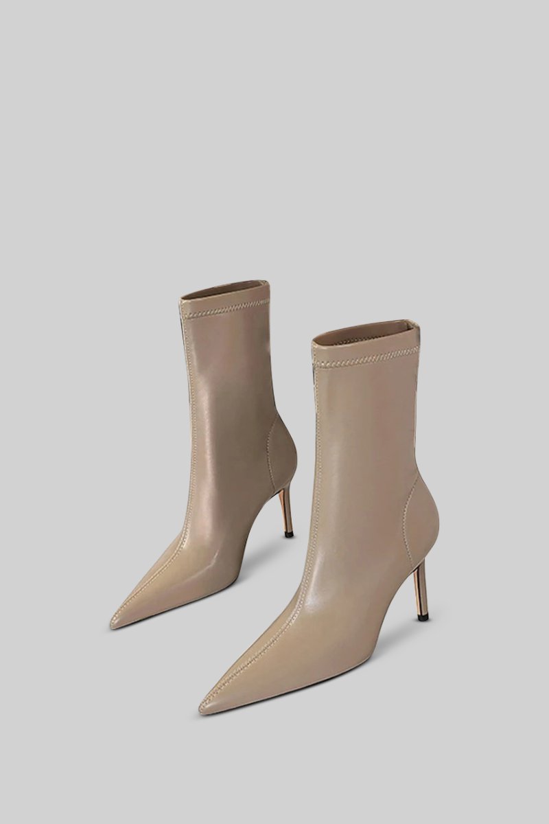 Bilek Stiletto Bot - Bej