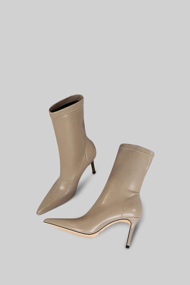 Bilek Stiletto Bot - Bej