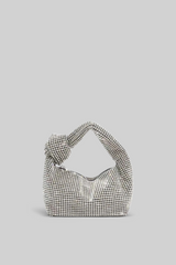 Extravagant Metalik Tote Çanta - Gümüş