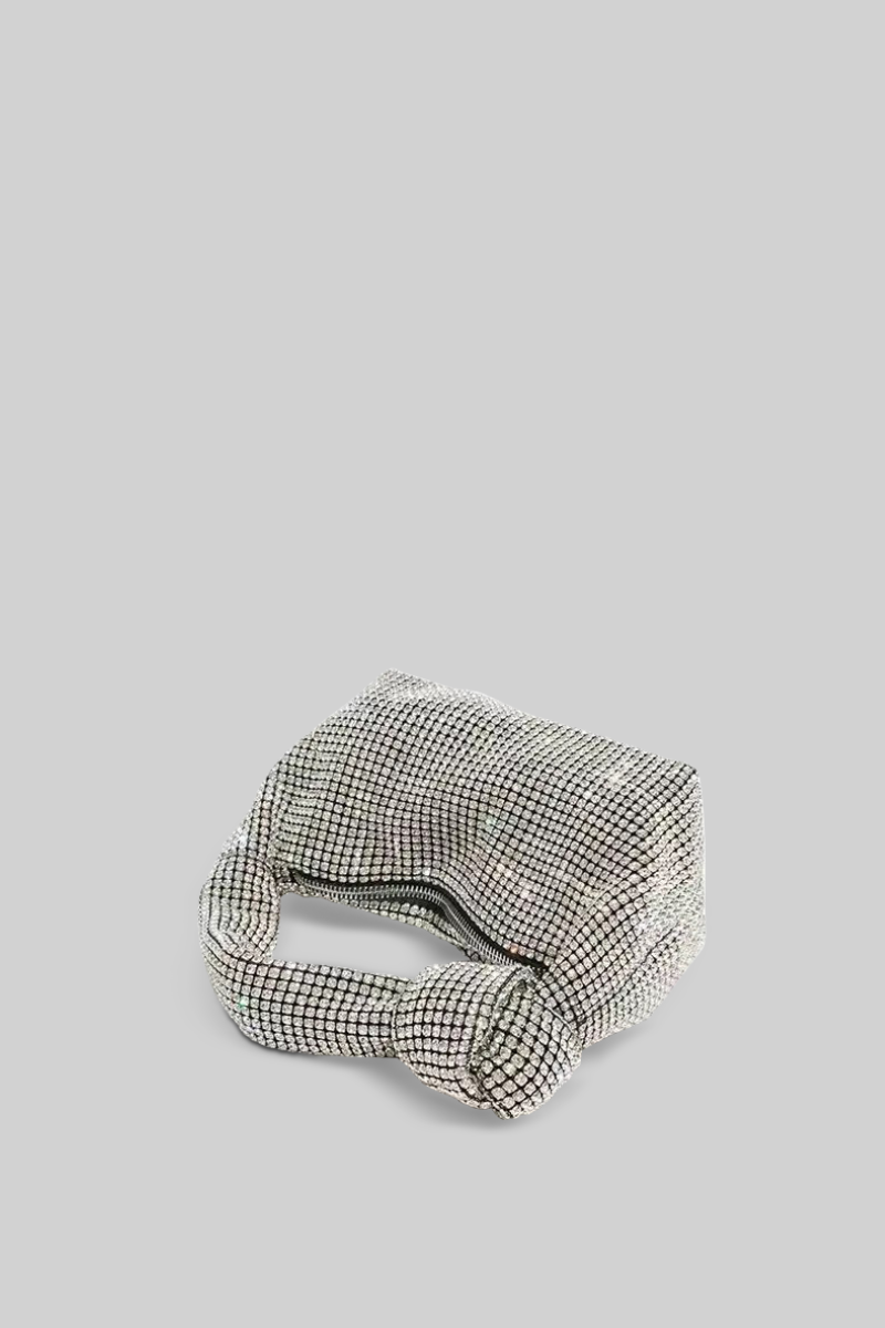 Extravagant Metalik Tote Çanta - Gümüş