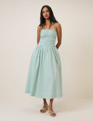 Mavi Straplez Rosalie Midi Boy Elbise