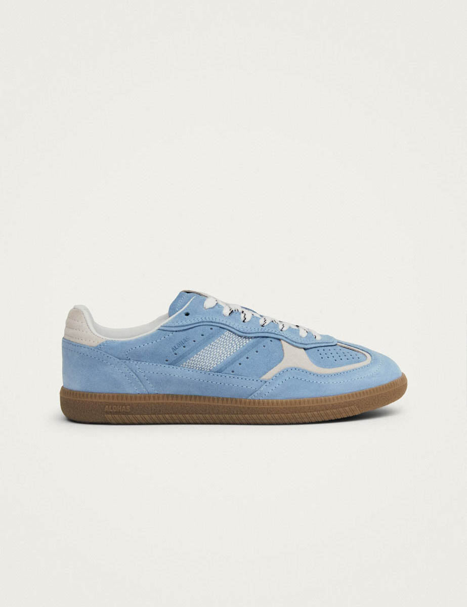 Alohas Cornflower Mavi Deri Sneakers
