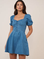 Mavi Denim Tulla Mini Denim Elbise