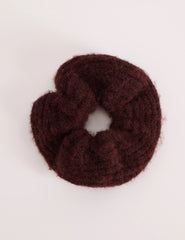 Bordo Oversize Fitilli Saç Tokası