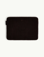Kahverengi Kapitone Kadife Laptop Case