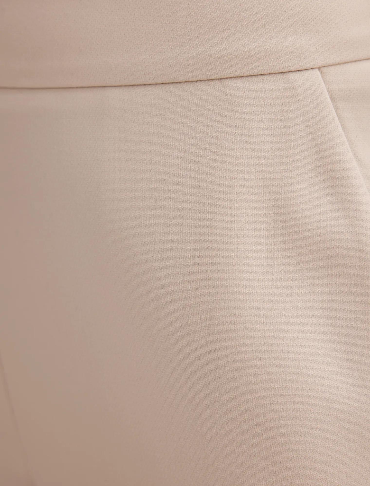 Marissa Geniş Paça Pantolon Krem