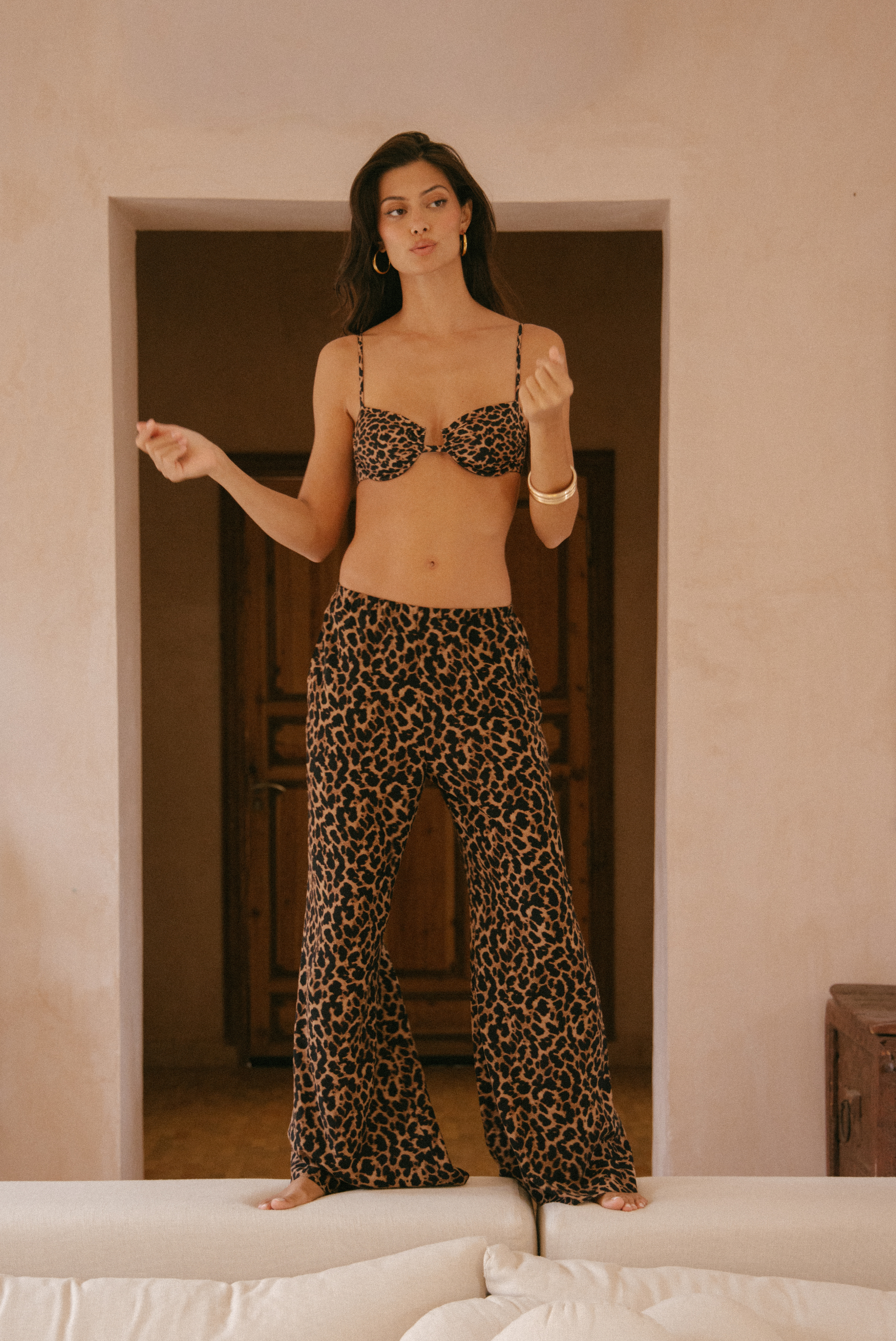 Aruba Bikini Üstü - Leopar Desen
