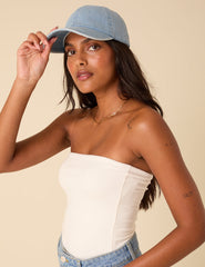Denim Mavi Kap