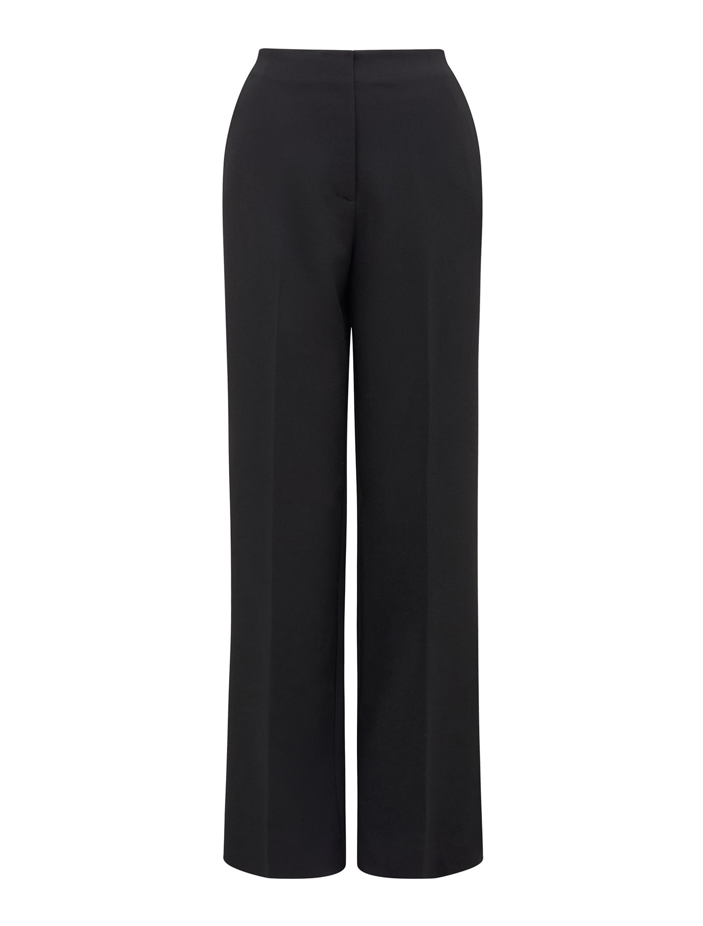 Fiora Düz Paça Pantolon Siyah