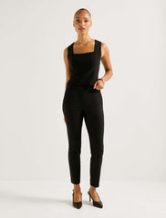 Grace 7/8 Boy Dar Paça Pantolon Siyah