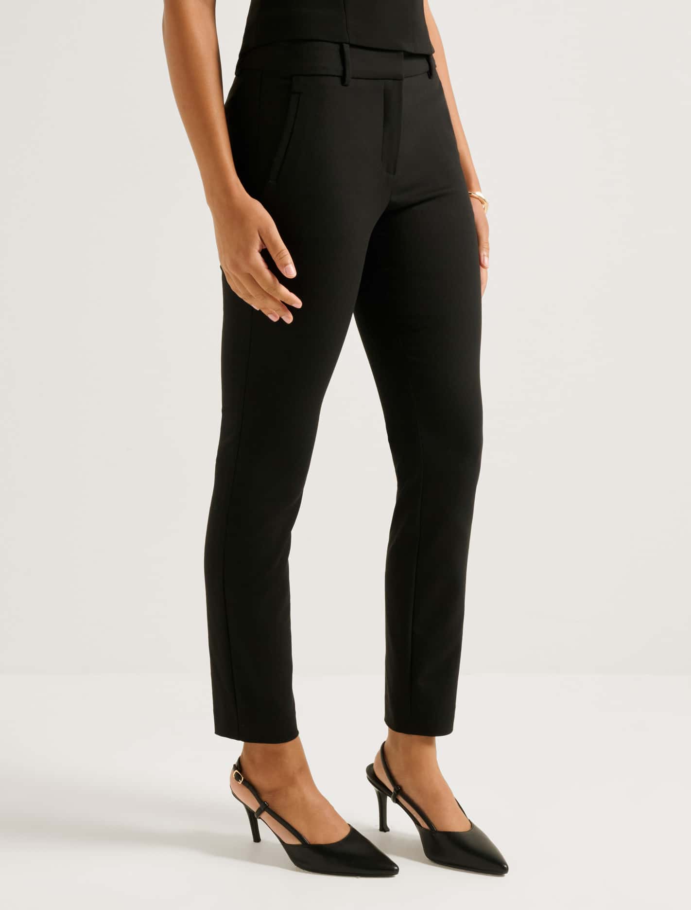 Grace 7/8 Boy Dar Paça Pantolon Siyah