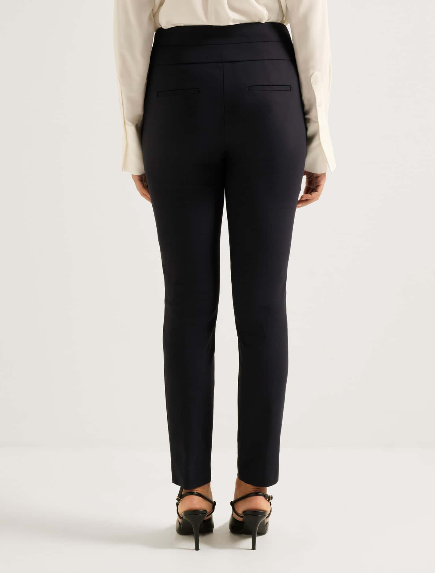 Georgia High-Waist Full-Length Pantolon Lacivert