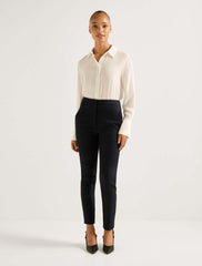 Georgia High-Waist Full-Length Pantolon Lacivert