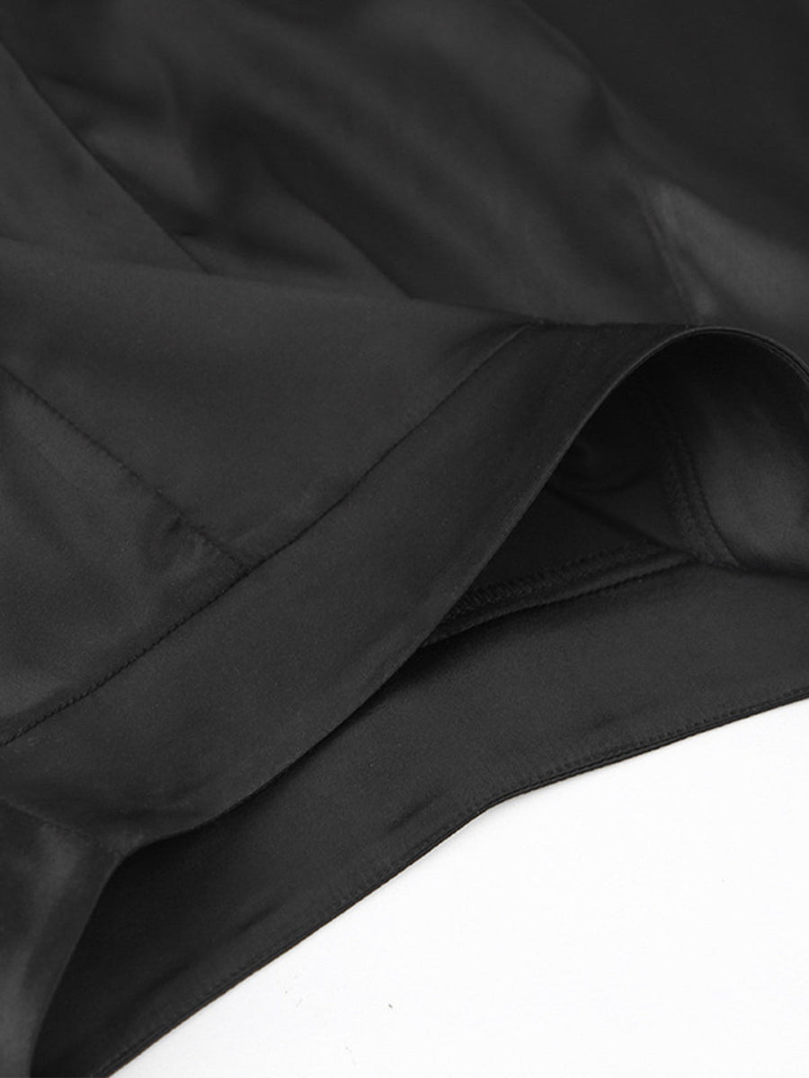Büyük Boy Saten Geniş Paça Pantolon