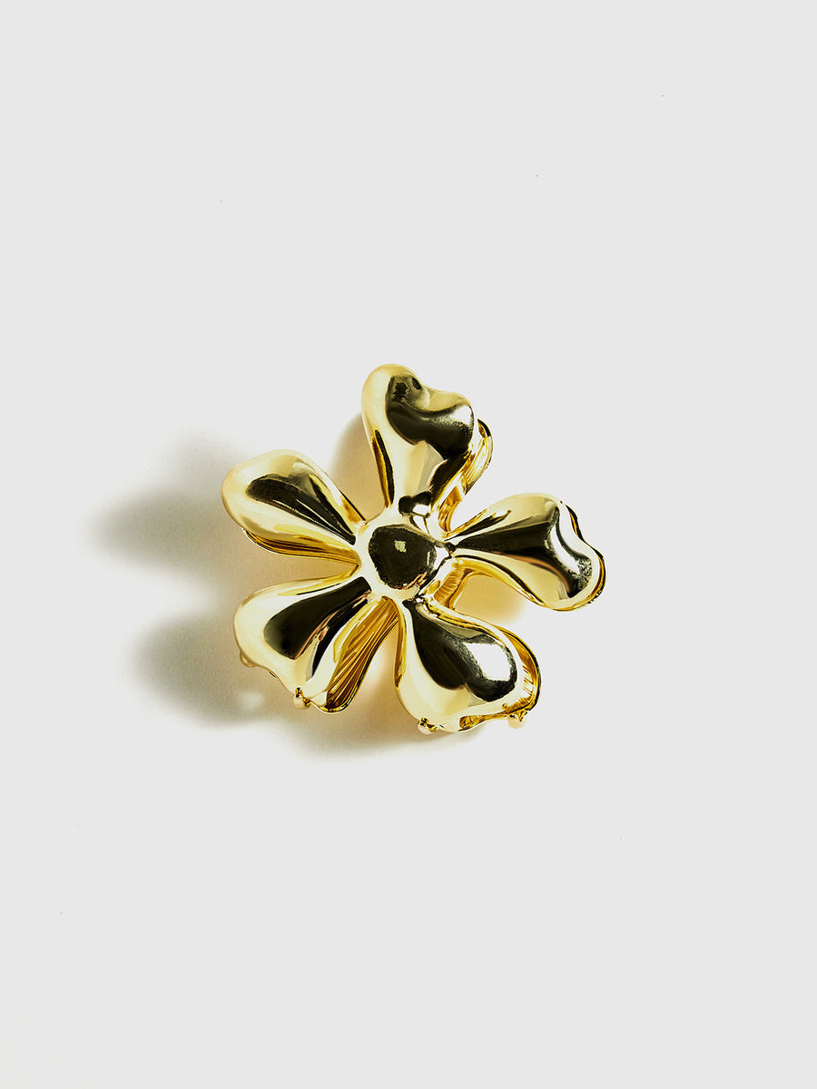 Altın Çiçek Saç Pençesi