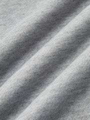 Minimalist Düz Polo Sweatshirt