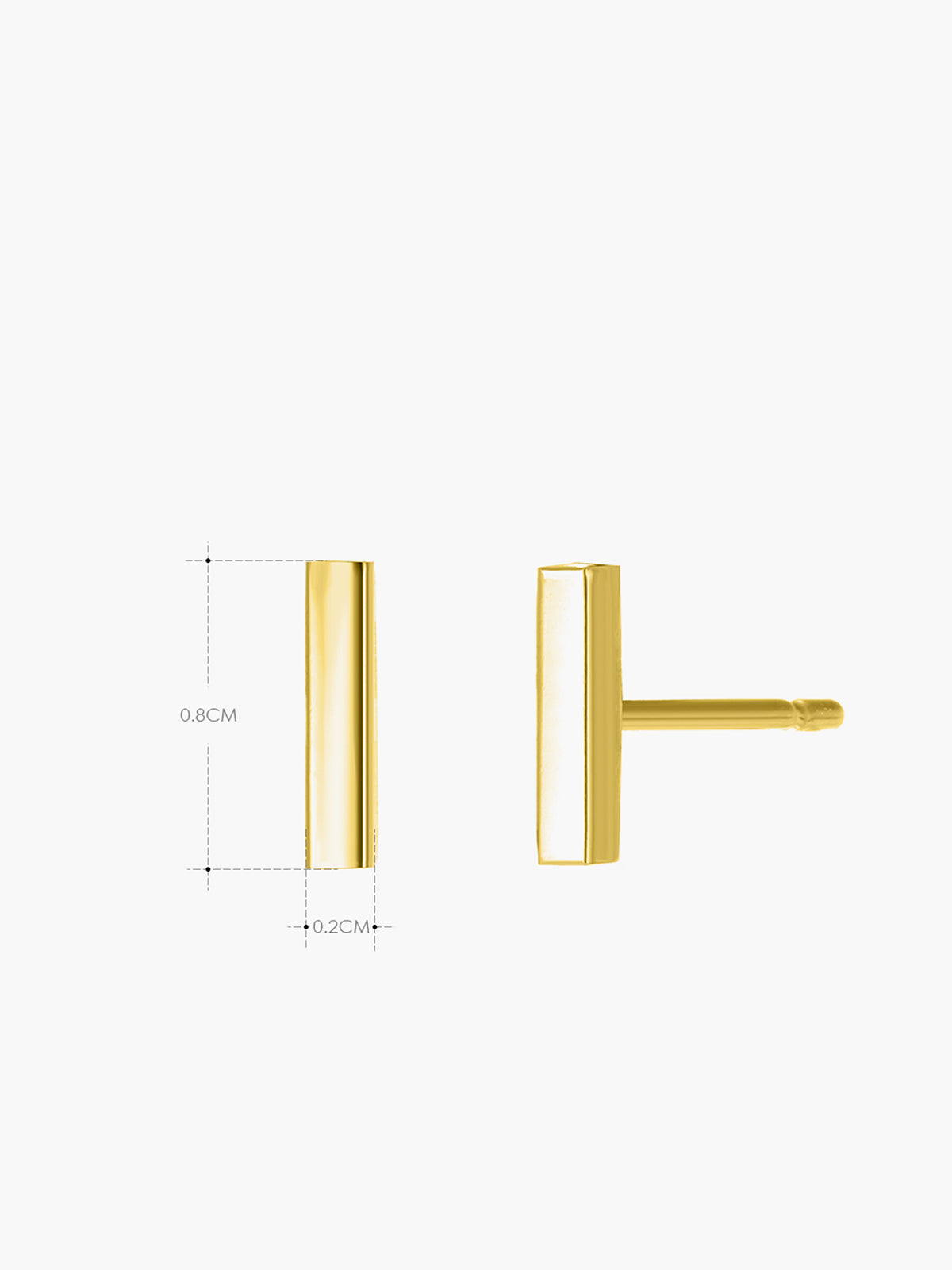Minimalist Bar Küpeler