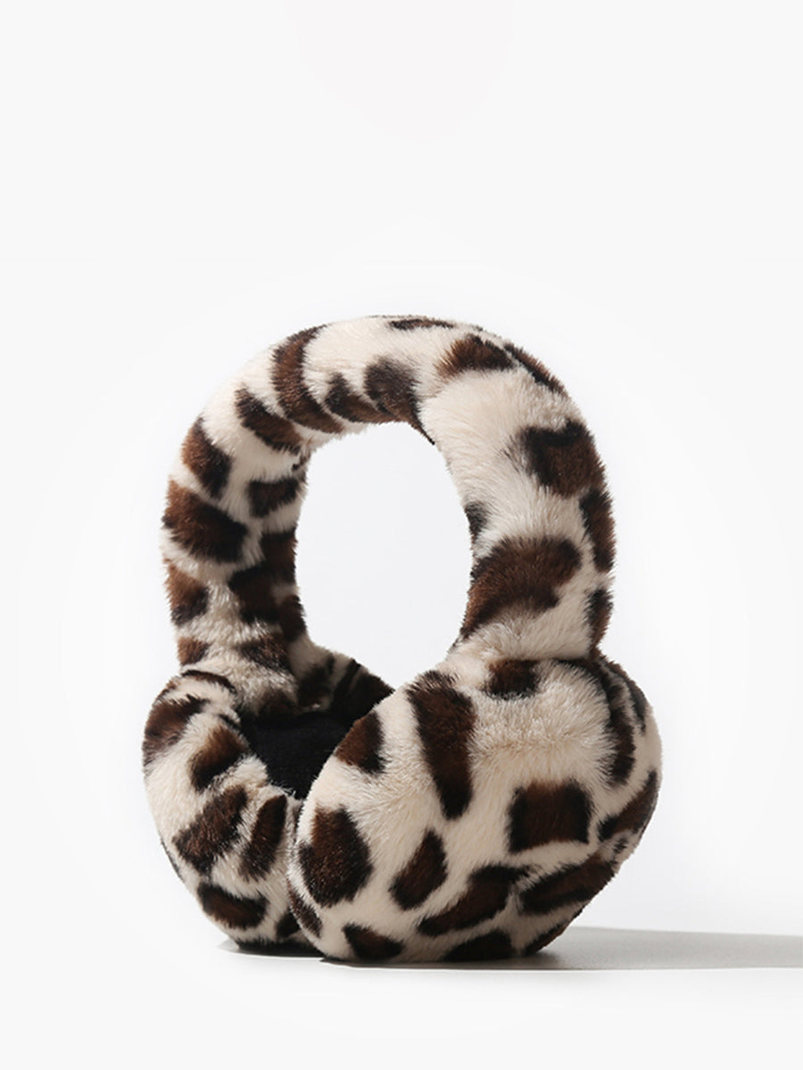 Leopar Tüylü Kulaklıklar