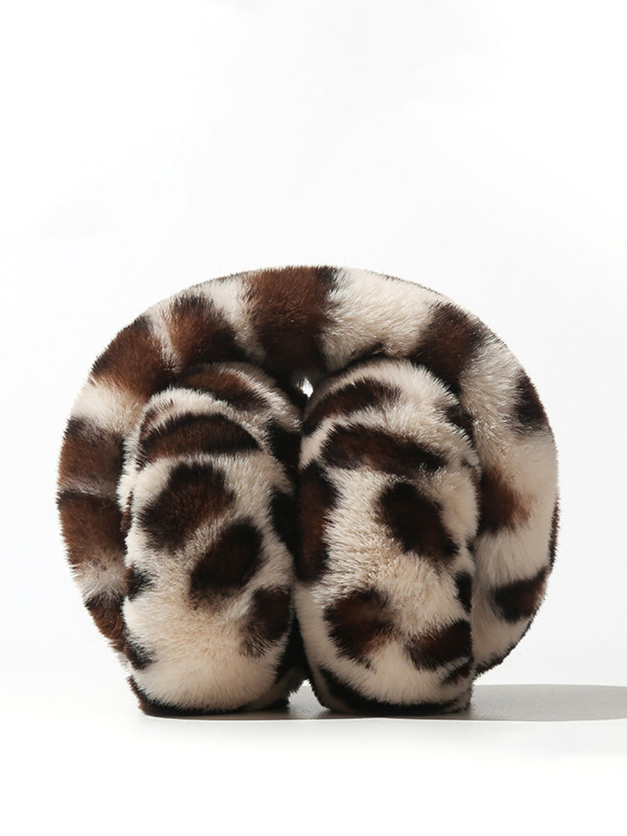 Leopar Tüylü Kulaklıklar