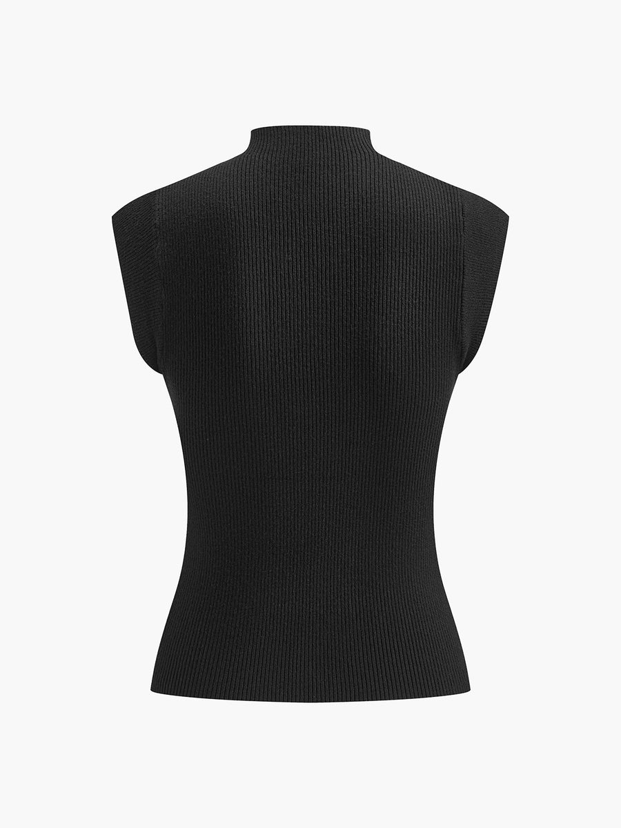 Mesh Patchwork Kolsuz Üst