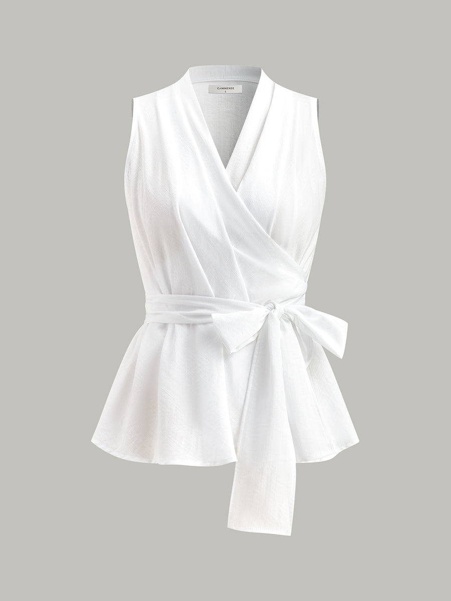 Bağlamalı Peplum Üst